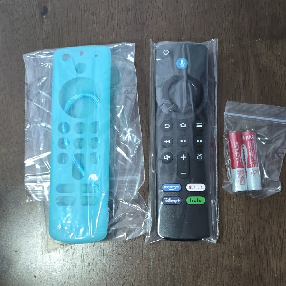 Replacement Voice Remote Fire TV 2nd/3rd/Lite/4K With Silicone Cover/Batteries